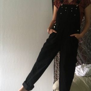 Black Vintage Overalls